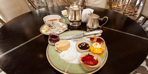 Afternoon Tea in the Palm Court on Crystal Symphony (Photo: Cruise Critic)