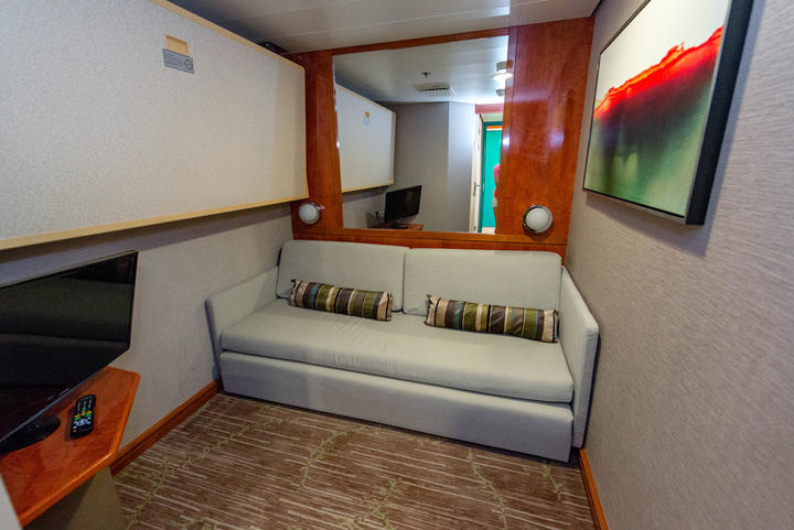 the 2-bedroom family suite on norwegian dawn cruise ship
