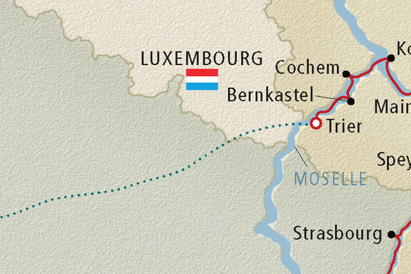 Moselle River Cruise Map Cruise Critic
