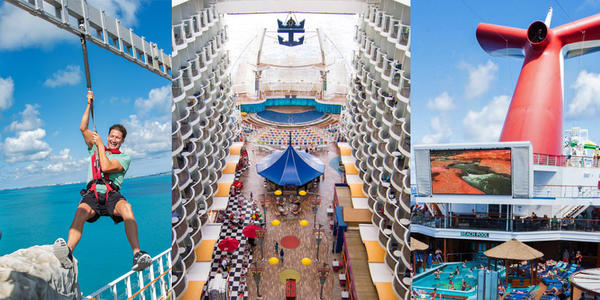 Compare the 14 most popular cruise ships